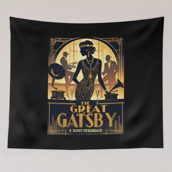 Item preview, A Vintage  Of The Great Gatsby - F. Scott Fitzgerald   Oversized designed and sold by FashionsCarria.