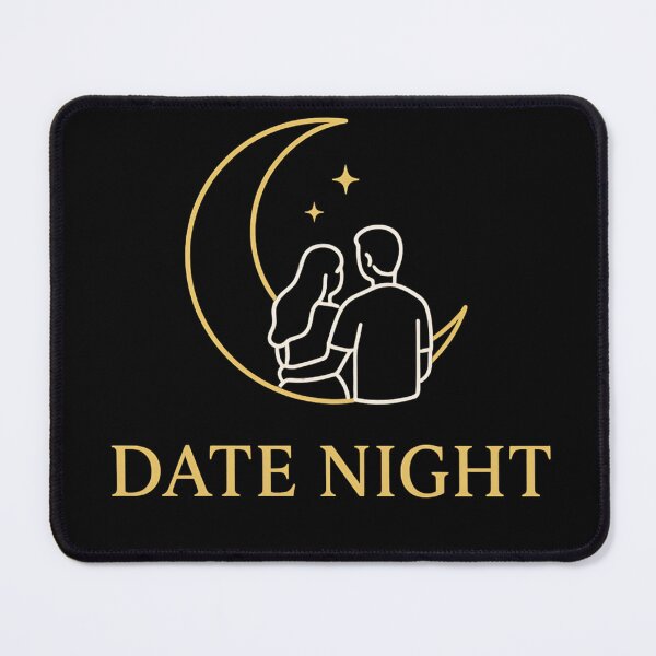 Item preview, Date Night Minimalist Moon Logo designed and sold by Sitred123.