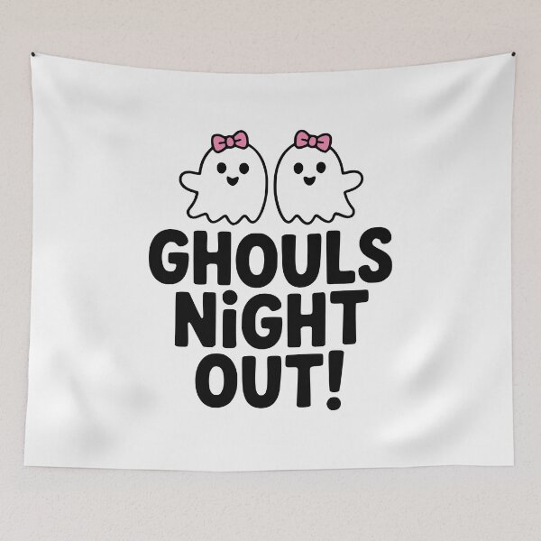 Item preview, Ghouls Night Out! Cute Ghost Pun designed and sold by PMCreative.