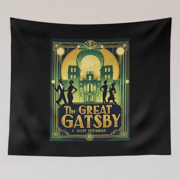 Item preview, A Vintage  Of The Great Gatsby - F. Scott Fitzgerald   Oversized designed and sold by FashionsCarria.