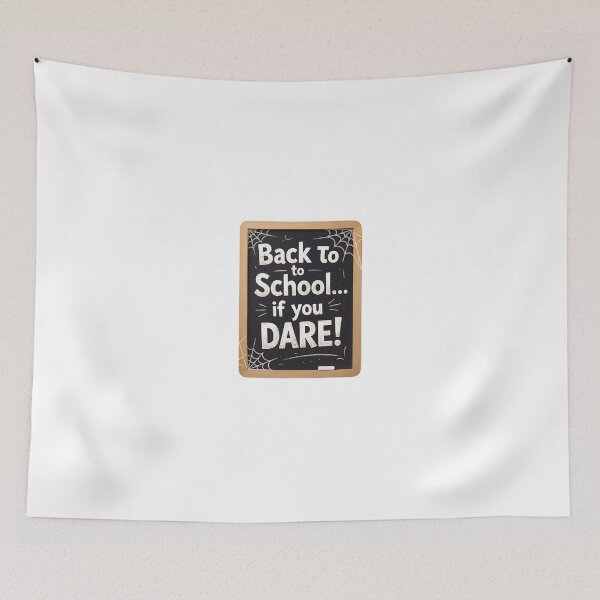 Item preview, Back to school challenges with a playful twist featuring a chalkboard sign designed and sold by SpaceartLilu.