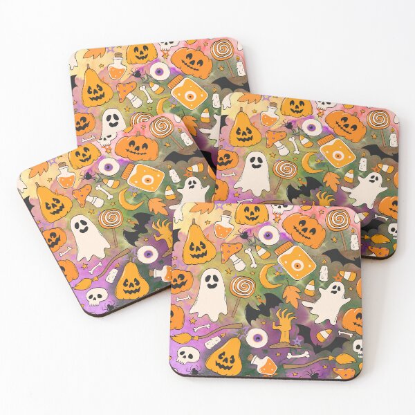 Item preview, Halloween pattern  designed and sold by Printsalotl.