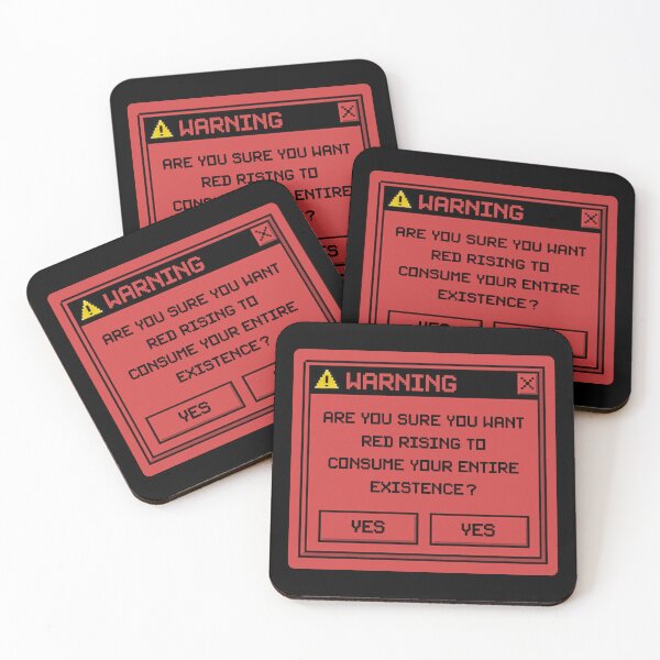 Item preview, Warning: Are You Sure You Want Red Rising To Consume Your Entire Existence? designed and sold by kjanedesigns.