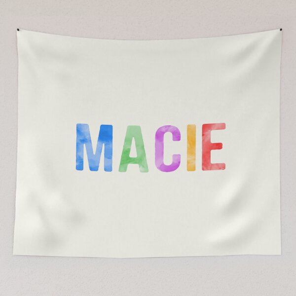 Item preview, Macie Name Bright Colors designed and sold by Jeallan Designs.