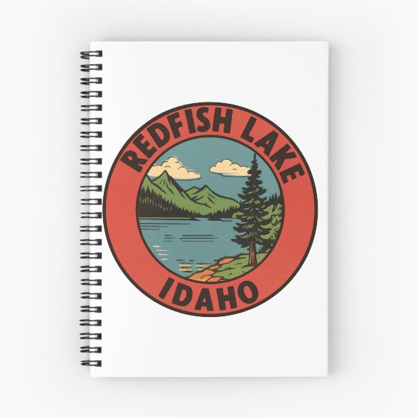 Item preview, Redfish Lake Vintage Style Decal designed and sold by Decal Mania.