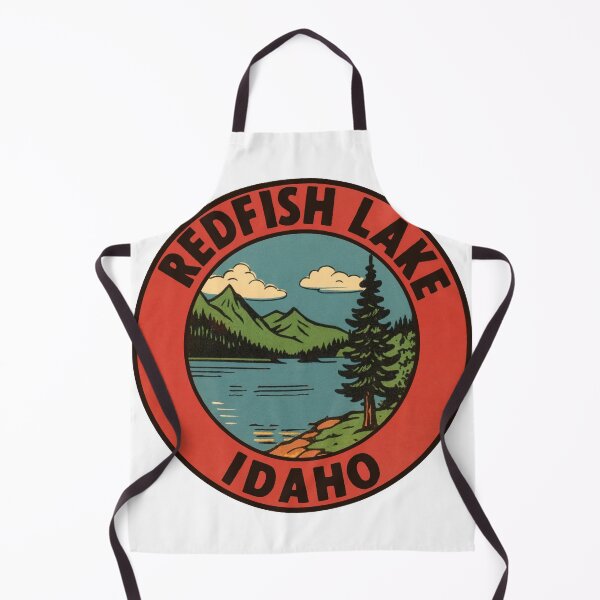 Item preview, Redfish Lake Vintage Style Decal designed and sold by Decal Mania.