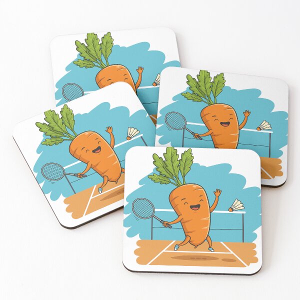 Item preview, Carrot beach badminton designed and sold by CarrotBadminton.