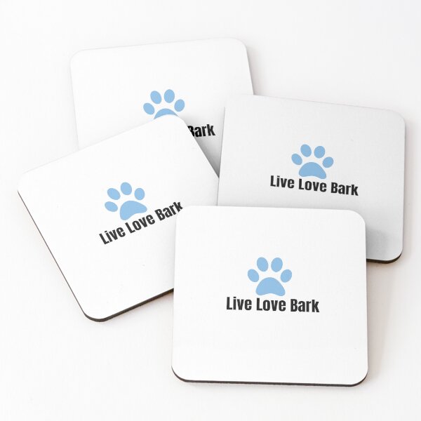 Item preview, Live Love Bark – Cute Dog Lover Quote Design designed and sold by Pawfect_Co.