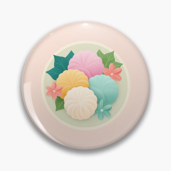 Item preview, Colorful Wagashi – Traditional Japanese Sweets designed and sold by BobaBunny76.