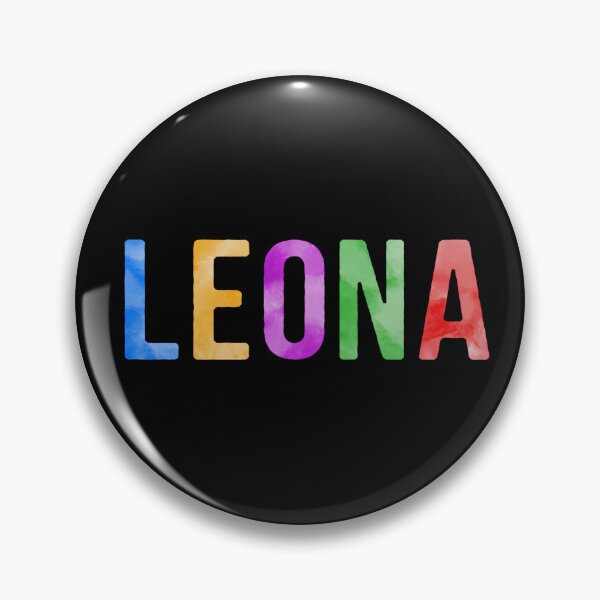 Item preview, Leona Name Bright Colors designed and sold by Jeallan Designs.
