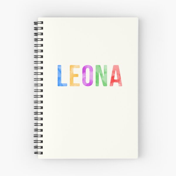 Item preview, Leona Name Bright Colors designed and sold by Jeallan Designs.