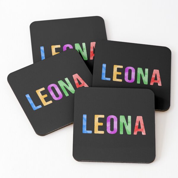 Item preview, Leona Name Bright Colors designed and sold by Jeallan Designs.