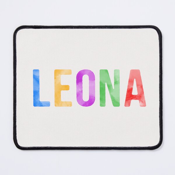 Item preview, Leona Name Bright Colors designed and sold by Jeallan Designs.