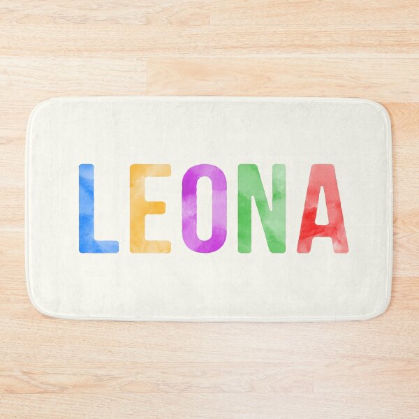 Item preview, Leona Name Bright Colors designed and sold by Jeallan Designs.