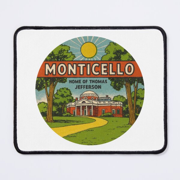 Item preview, Monticello Vintage Style Decal designed and sold by Decal Mania.