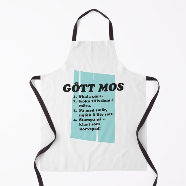 Artikelvorschau, Recept på gôtt mos – Göteborgska humortröja entworfen und verkauft von GBGMotiv.