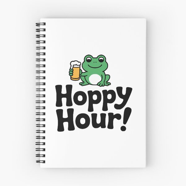 Item preview, Hoppy Hour! Cute Frog Beer Pun designed and sold by PMCreative.