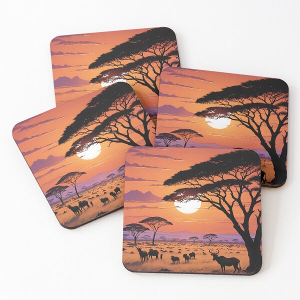 Item preview, Dawn Over the Maasai Mara designed and sold by HorizonHues.