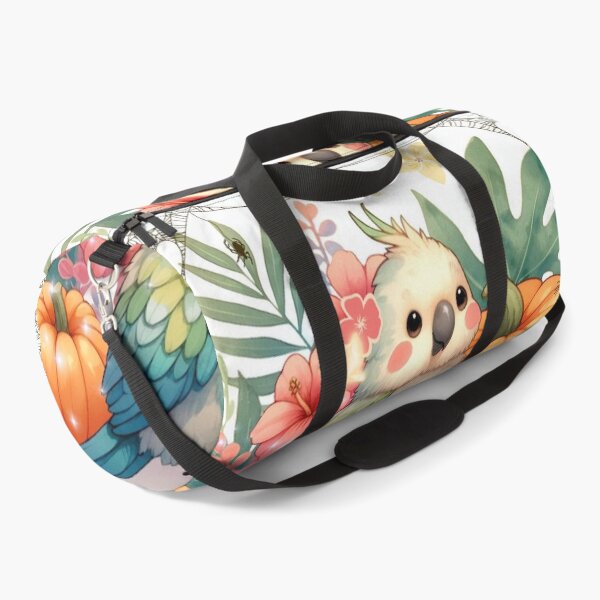 Item preview, Autumn Pumpkin Parrot – Cute Tropical Fall Bird Illustration designed and sold by Sugar Wisdom .