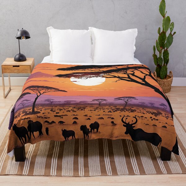 Item preview, Dawn Over the Maasai Mara designed and sold by HorizonHues.