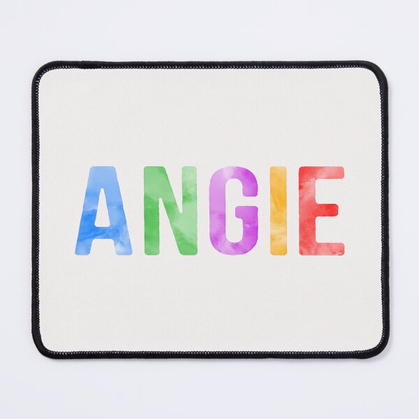 Item preview, Angie Name Bright Colors designed and sold by Jeallan Designs.