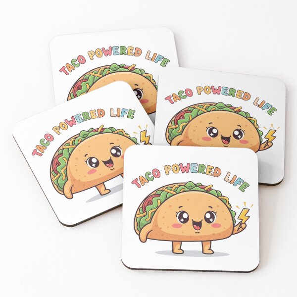 Item preview, Funny Cute Taco designed and sold by NiluDigiStudio.