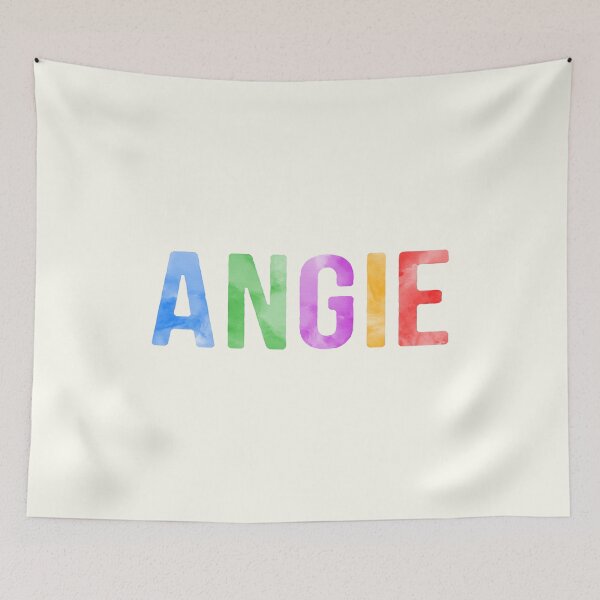 Item preview, Angie Name Bright Colors designed and sold by Jeallan Designs.
