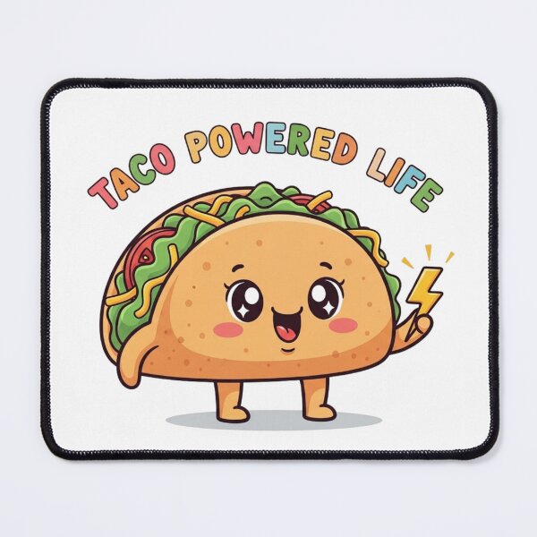 Item preview, Funny Cute Taco designed and sold by NiluDigiStudio.