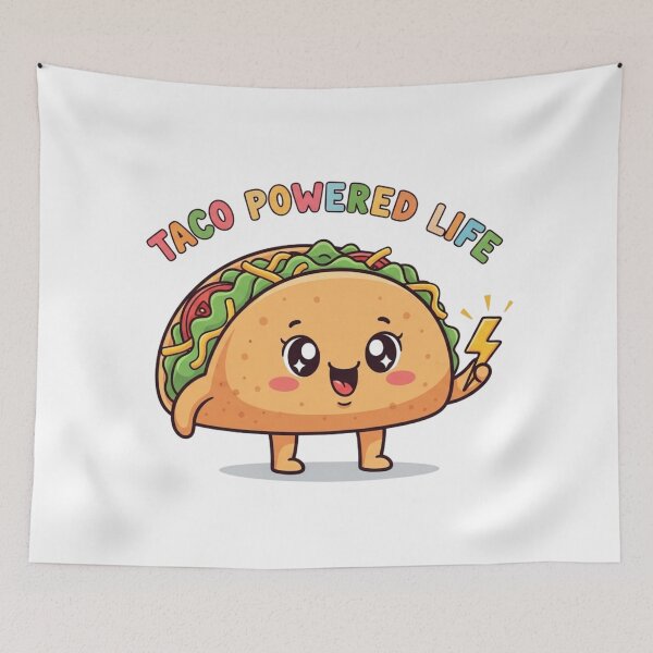 Item preview, Funny Cute Taco designed and sold by NiluDigiStudio.