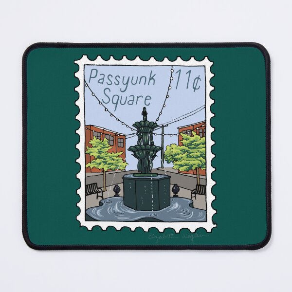 Item preview, Passyunk Square Philly Stamp Illustration designed and sold by Elizabeth Weglein.