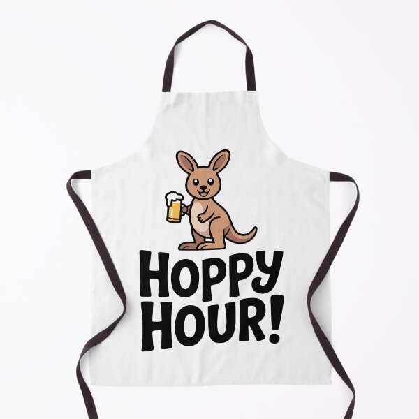 Item preview, Hoppy Hour! Cute Kangaroo Pun designed and sold by PMCreative.
