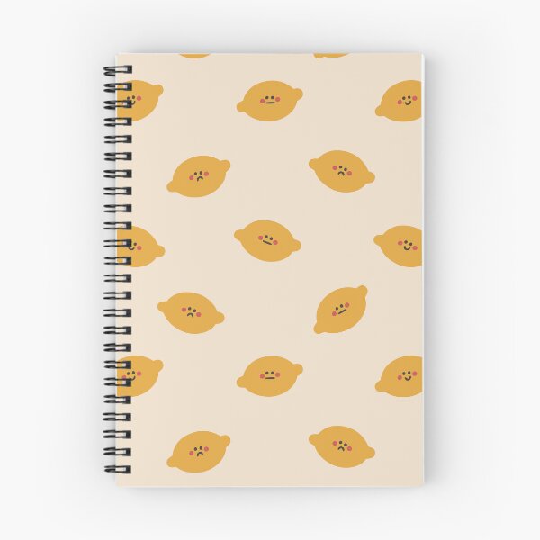 Item preview, Cute Lemon Pattern with Funny Faces designed and sold by NicolaZhukov.