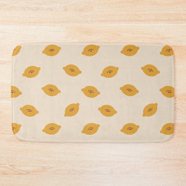 Item preview, Cute Lemon Pattern with Funny Faces designed and sold by NicolaZhukov.