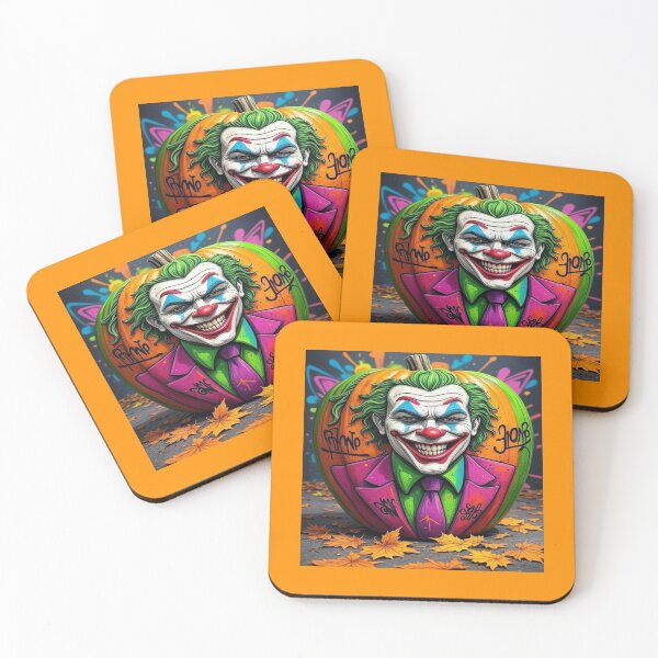 Item preview, Joker-Inspired Graffiti Art on Pumpkin designed and sold by BabbiVerse.