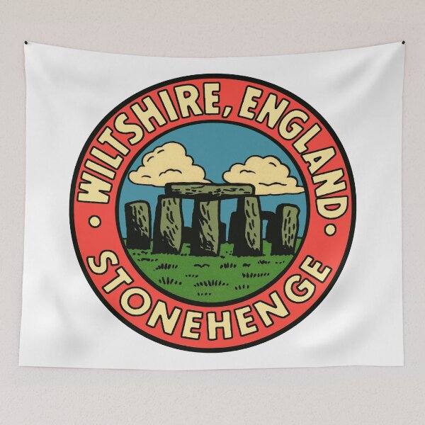 Item preview, Stonehenge Vintage Style Decal designed and sold by Decal Mania.