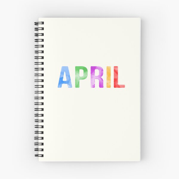 Item preview, April Name Bright Colors designed and sold by Jeallan Designs.