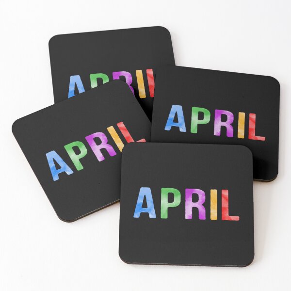 Item preview, April Name Bright Colors designed and sold by Jeallan Designs.