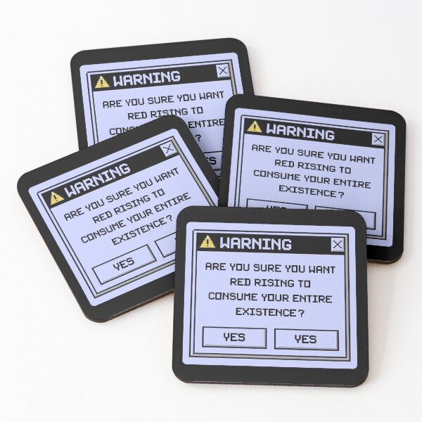 Item preview, Copy of Warning: Are You Sure You Want Red Rising To Consume Your Entire Existence? designed and sold by kjanedesigns.