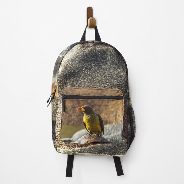 Item preview, Hippo With Bird Serengeti Tanzania Wildlife Safari designed and sold by Amanda's Factory.