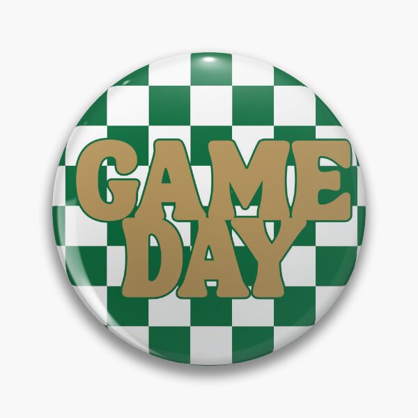 Item preview, UNCC Game day button designed and sold by Loveforcreating.
