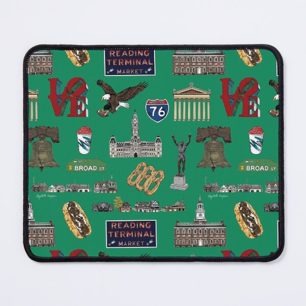 Item preview, Philly Pattern - Kelly Green designed and sold by Elizabeth Weglein.
