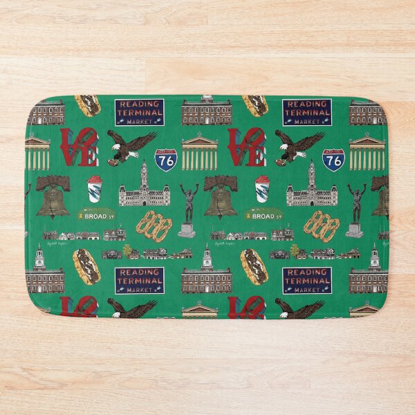Item preview, Philly Pattern - Kelly Green designed and sold by Elizabeth Weglein.