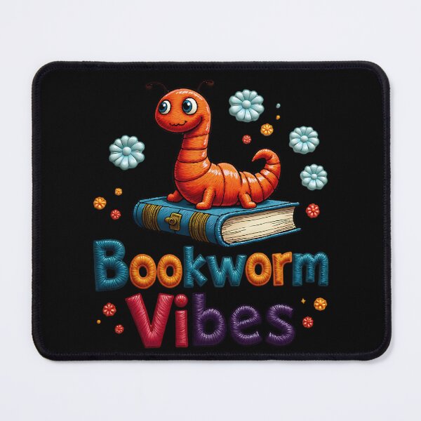 Item preview, Bookworm Vibes Cute Reading Design designed and sold by ArtDesignTp.