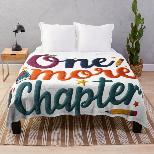 Item preview, One More Chapter Reading Quote Design designed and sold by ArtDesignTp.