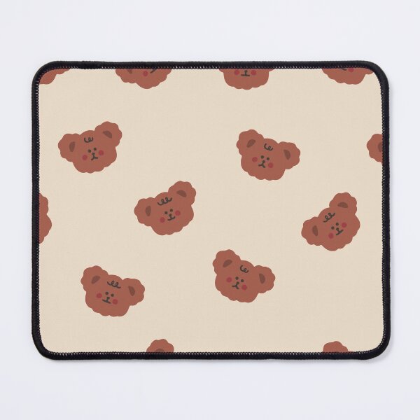 Item preview, Cute Brown Teddy Bear Faces Pattern designed and sold by NicolaZhukov.