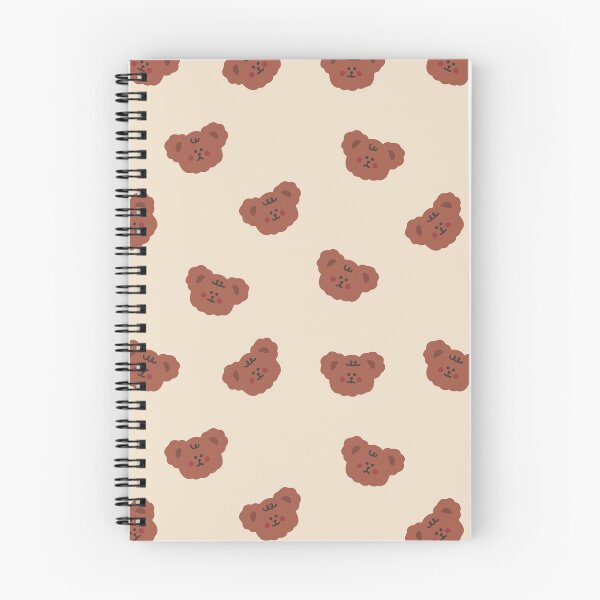 Item preview, Cute Brown Teddy Bear Faces Pattern designed and sold by NicolaZhukov.