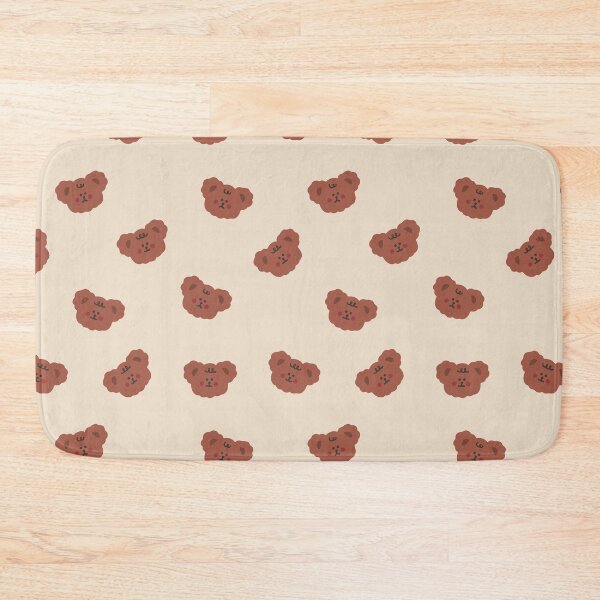 Item preview, Cute Brown Teddy Bear Faces Pattern designed and sold by NicolaZhukov.