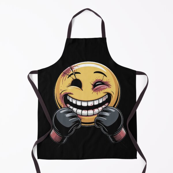 Item preview, Positive Vibes Only No Text – Funny MMA Emoji Fighter designed and sold by JaelTees.