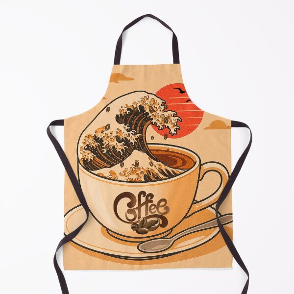 Item preview, Coffee Wave – Japanese Inspired Cup of Energy designed and sold by Catpuccino.