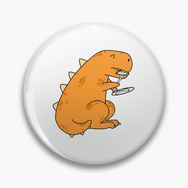 Item preview, Hungry Dino with dumplings  designed and sold by MatyldaJ.